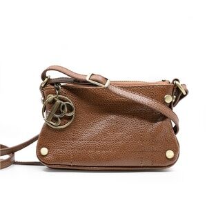 BOLZANO Mini Micro Essentials Only Leather Crossbody Bag